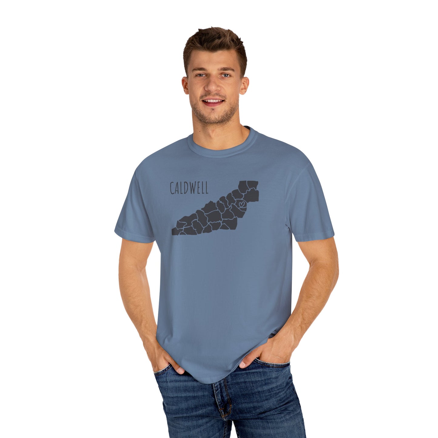 Caldwell County Heart | County Heart Collection | Comfort Colors