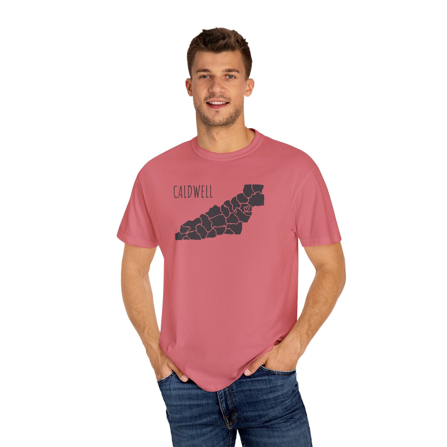 Caldwell County Heart | County Heart Collection | Comfort Colors