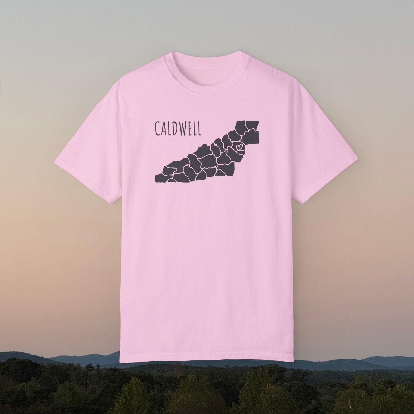 Caldwell County Heart | County Heart Collection | Comfort Colors