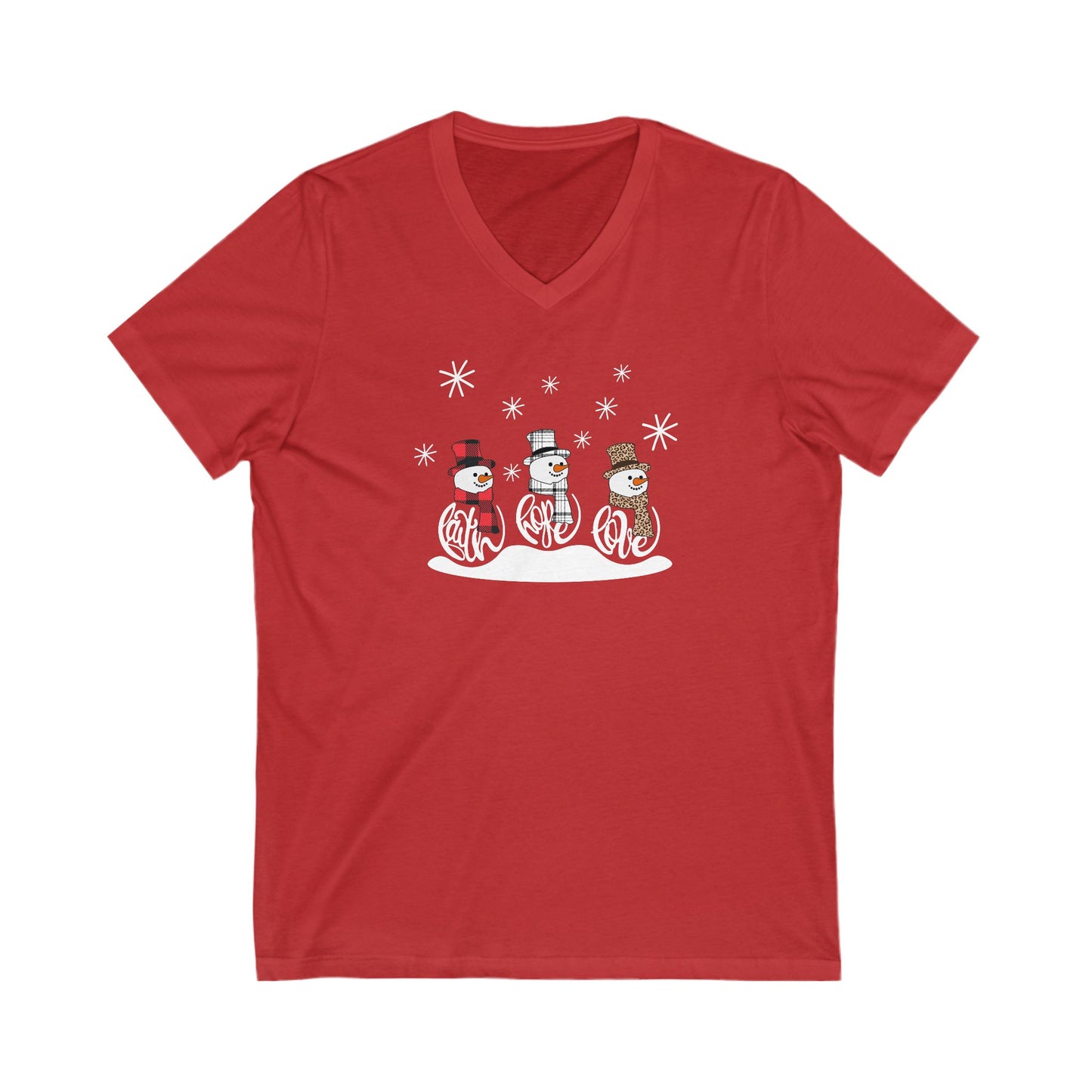 Faith Love Hope Women's Bella Canvas V-Neck