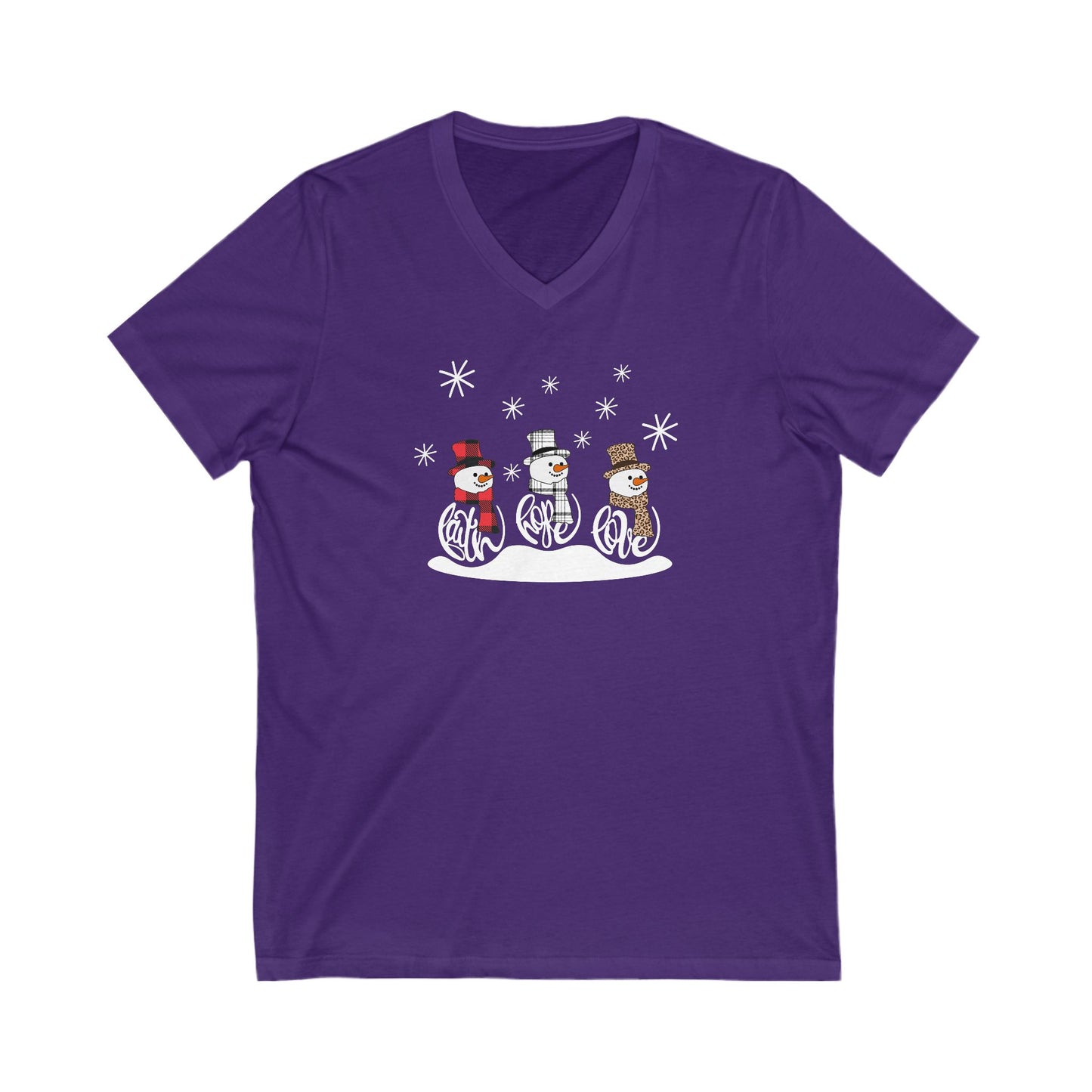 Faith Love Hope Women's Bella Canvas V-Neck