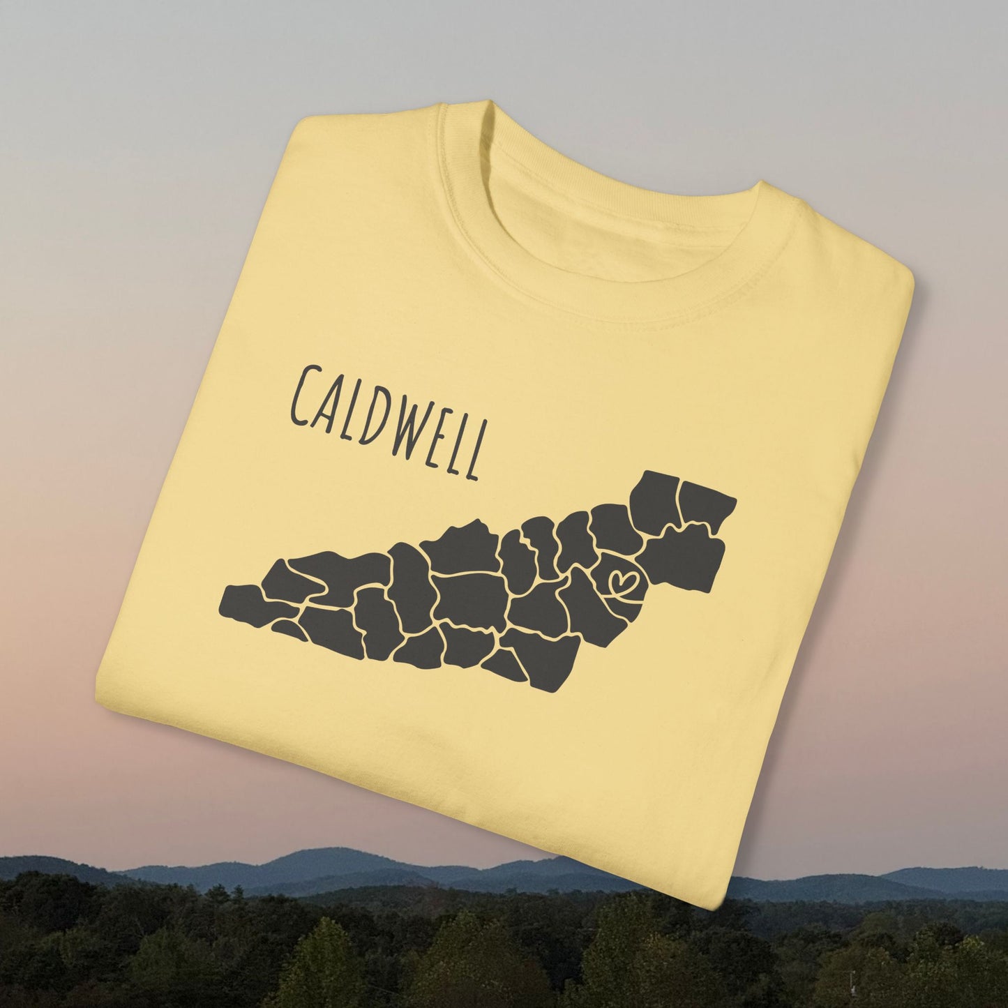 Caldwell County Heart | County Heart Collection | Comfort Colors