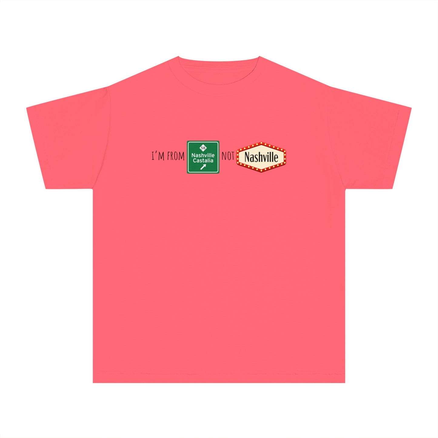 Nashville not Nashville | Comfort Colors Youth Midweight Tee