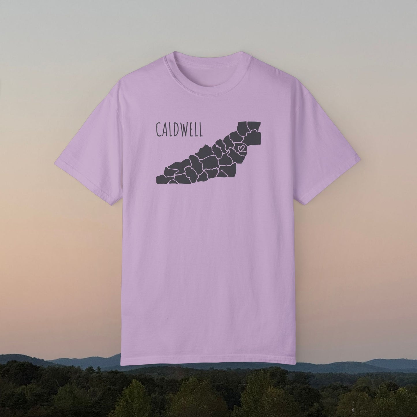 Caldwell County Heart | County Heart Collection | Comfort Colors