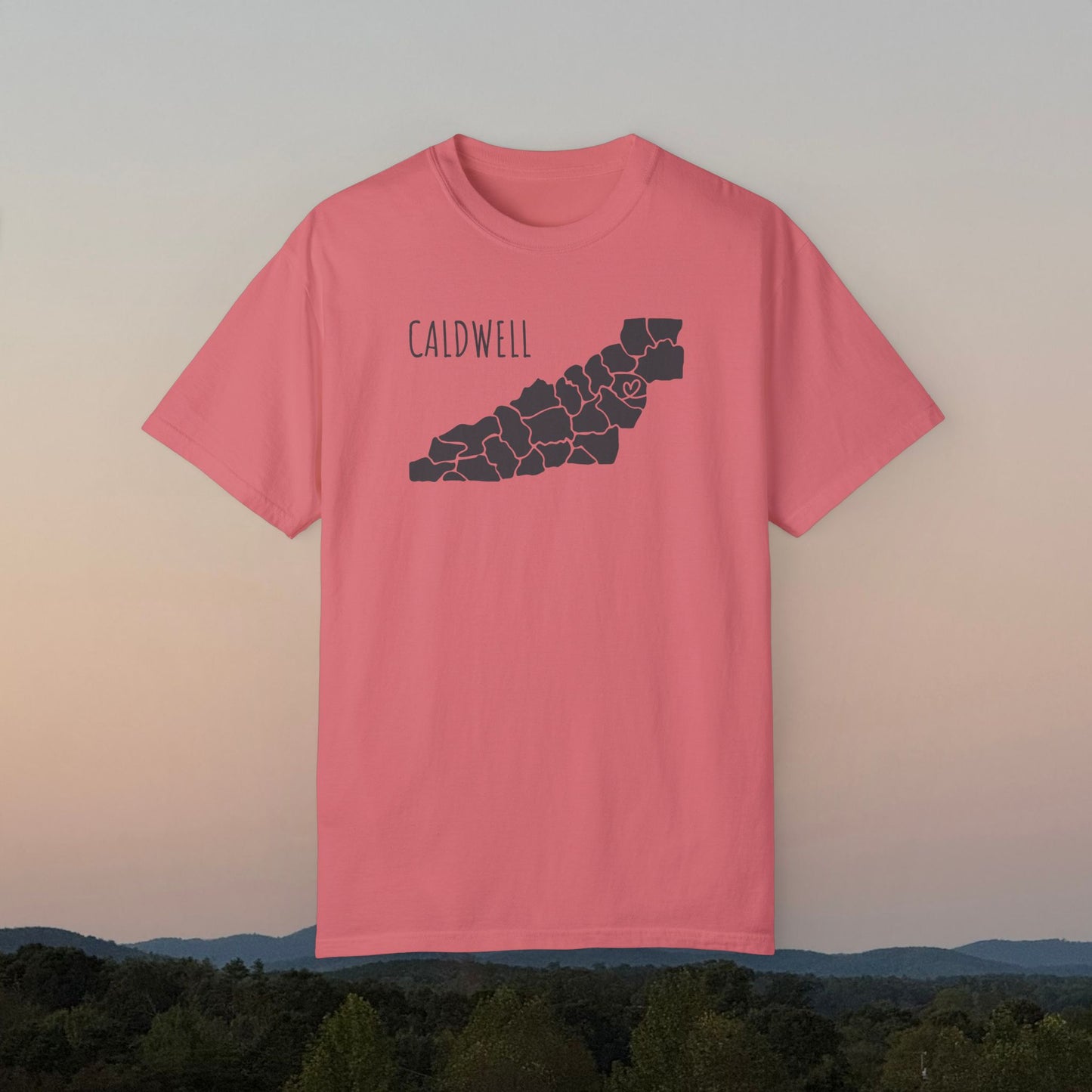 Caldwell County Heart | County Heart Collection | Comfort Colors