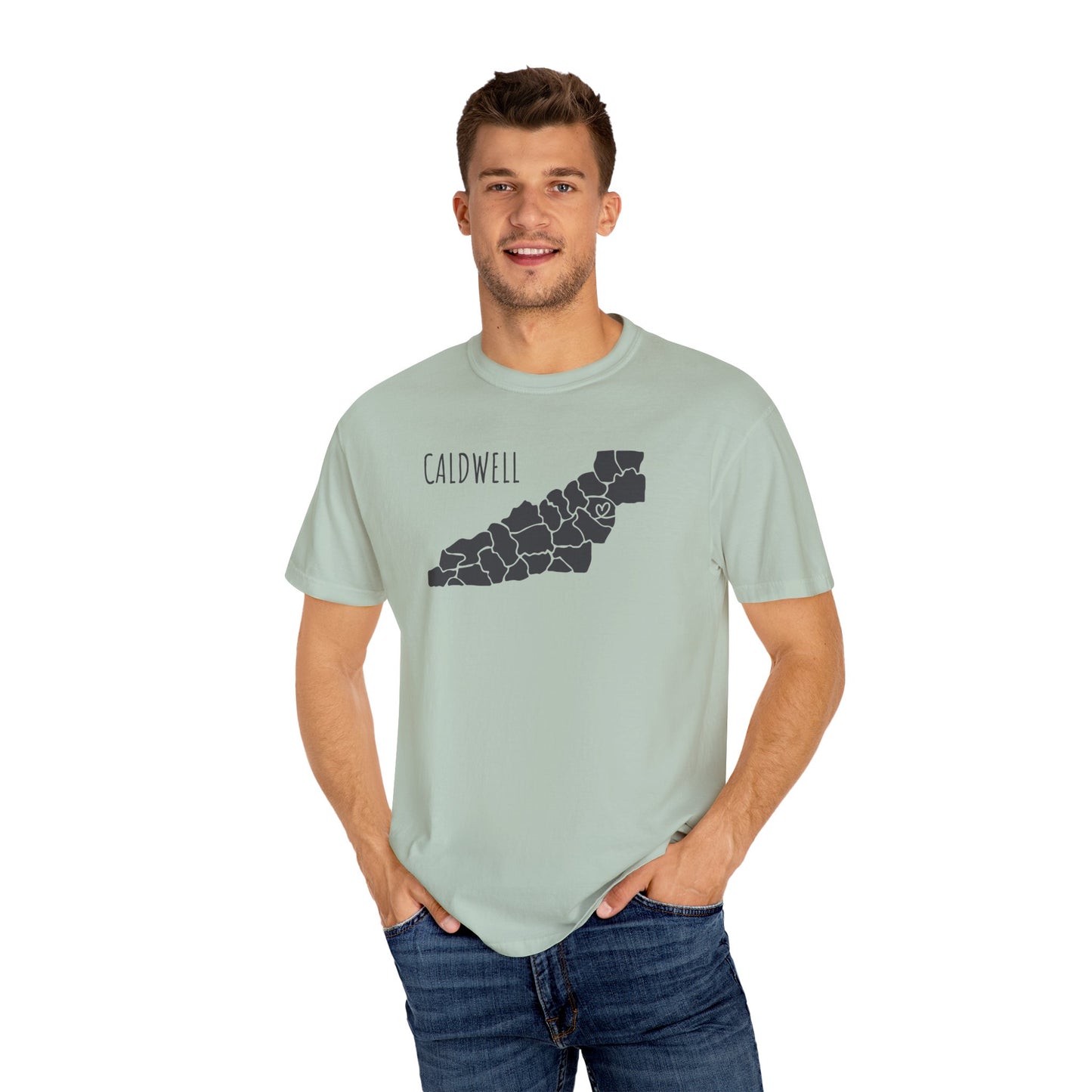 Caldwell County Heart | County Heart Collection | Comfort Colors