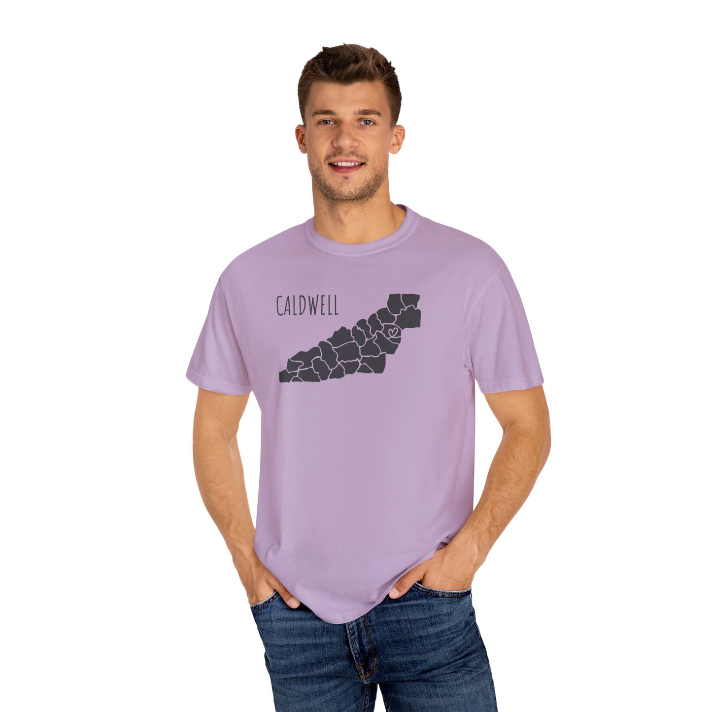 Caldwell County Heart | County Heart Collection | Comfort Colors