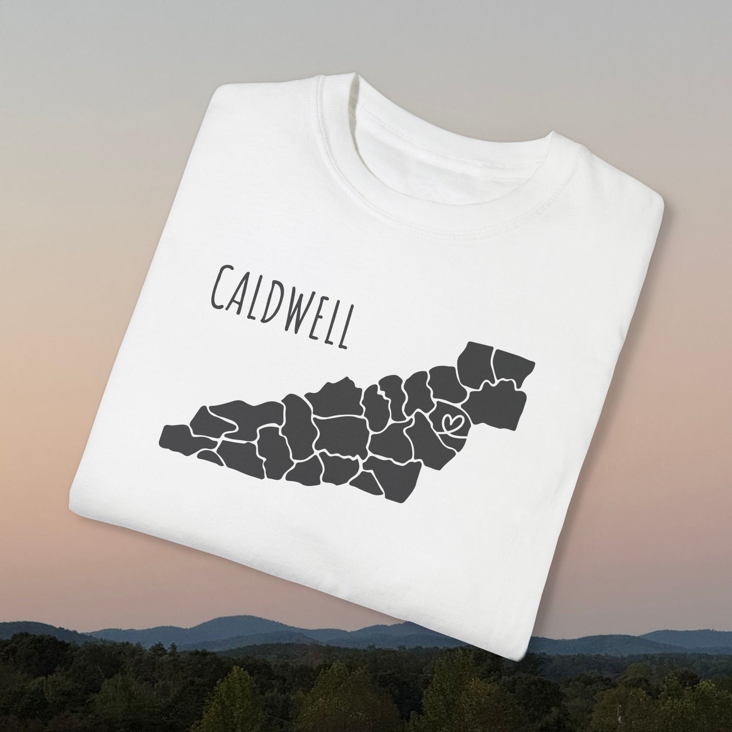 Caldwell County Heart | County Heart Collection | Comfort Colors