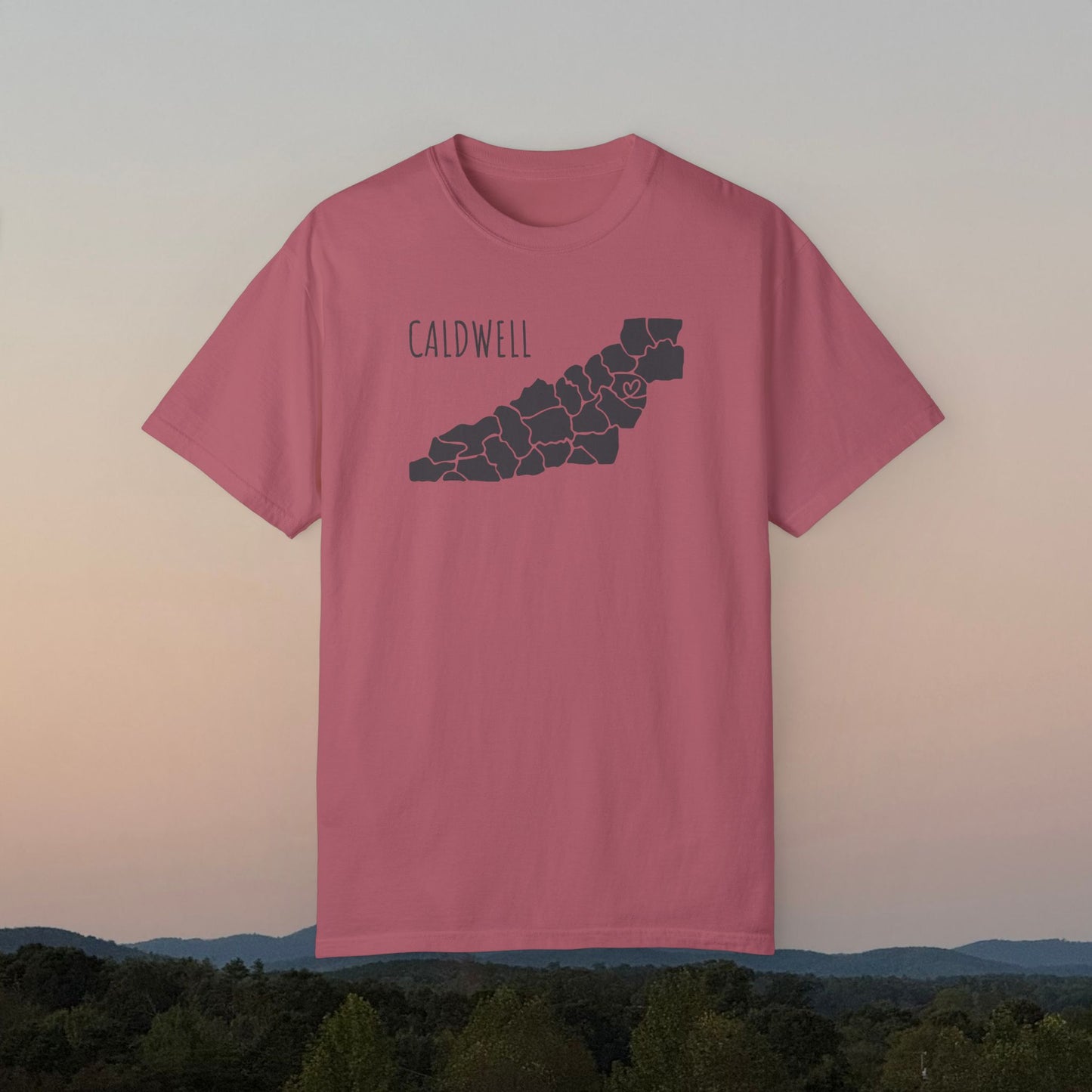 Caldwell County Heart | County Heart Collection | Comfort Colors