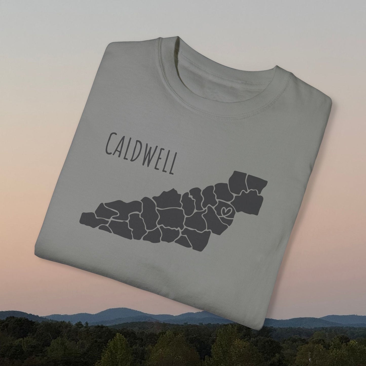 Caldwell County Heart | County Heart Collection | Comfort Colors