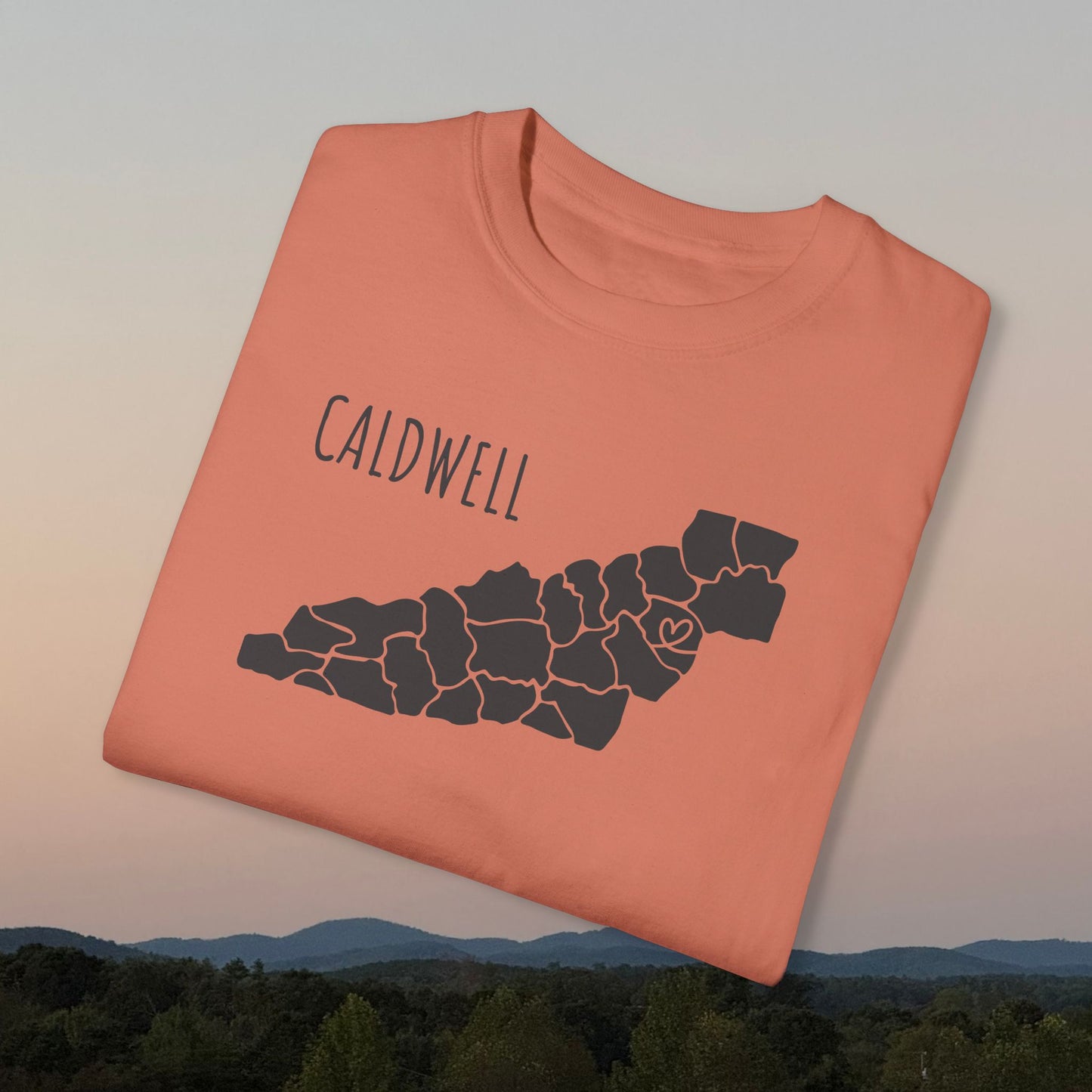 Caldwell County Heart | County Heart Collection | Comfort Colors