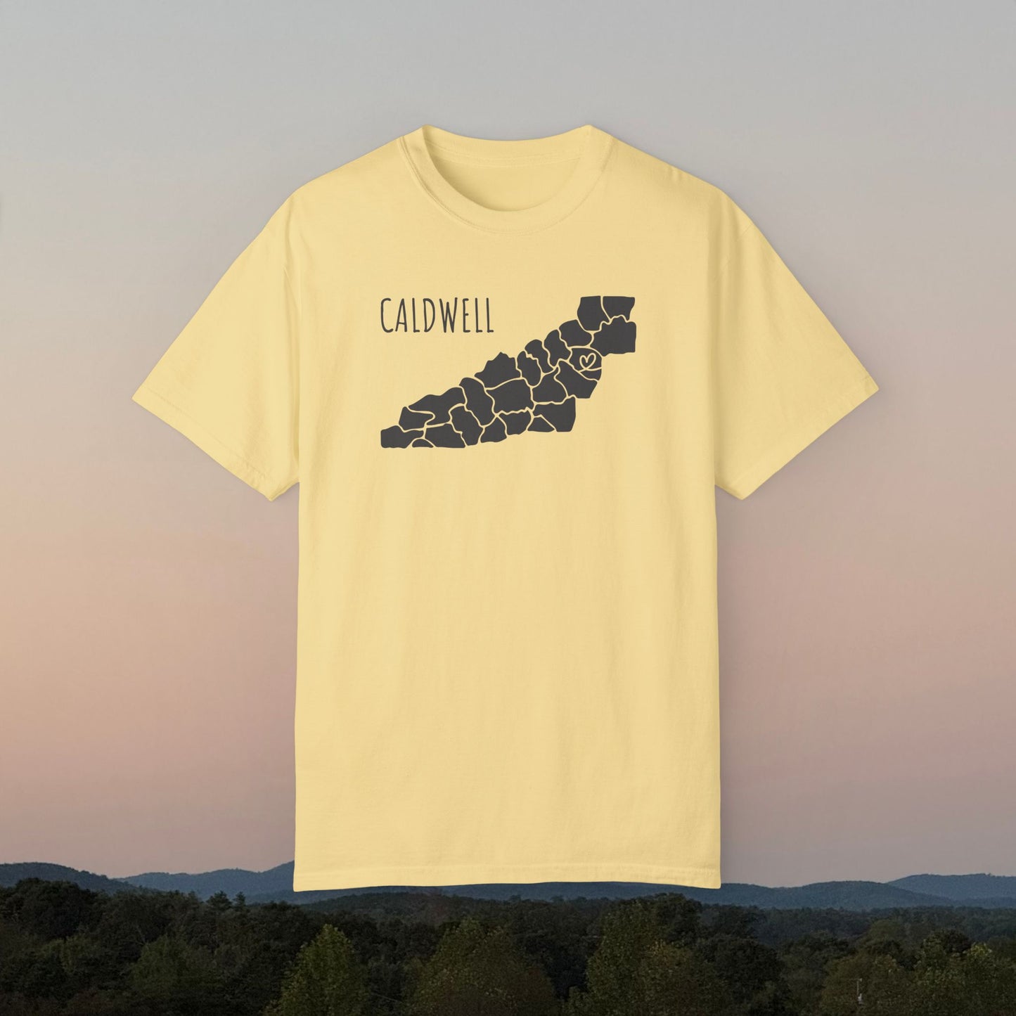 Caldwell County Heart | County Heart Collection | Comfort Colors