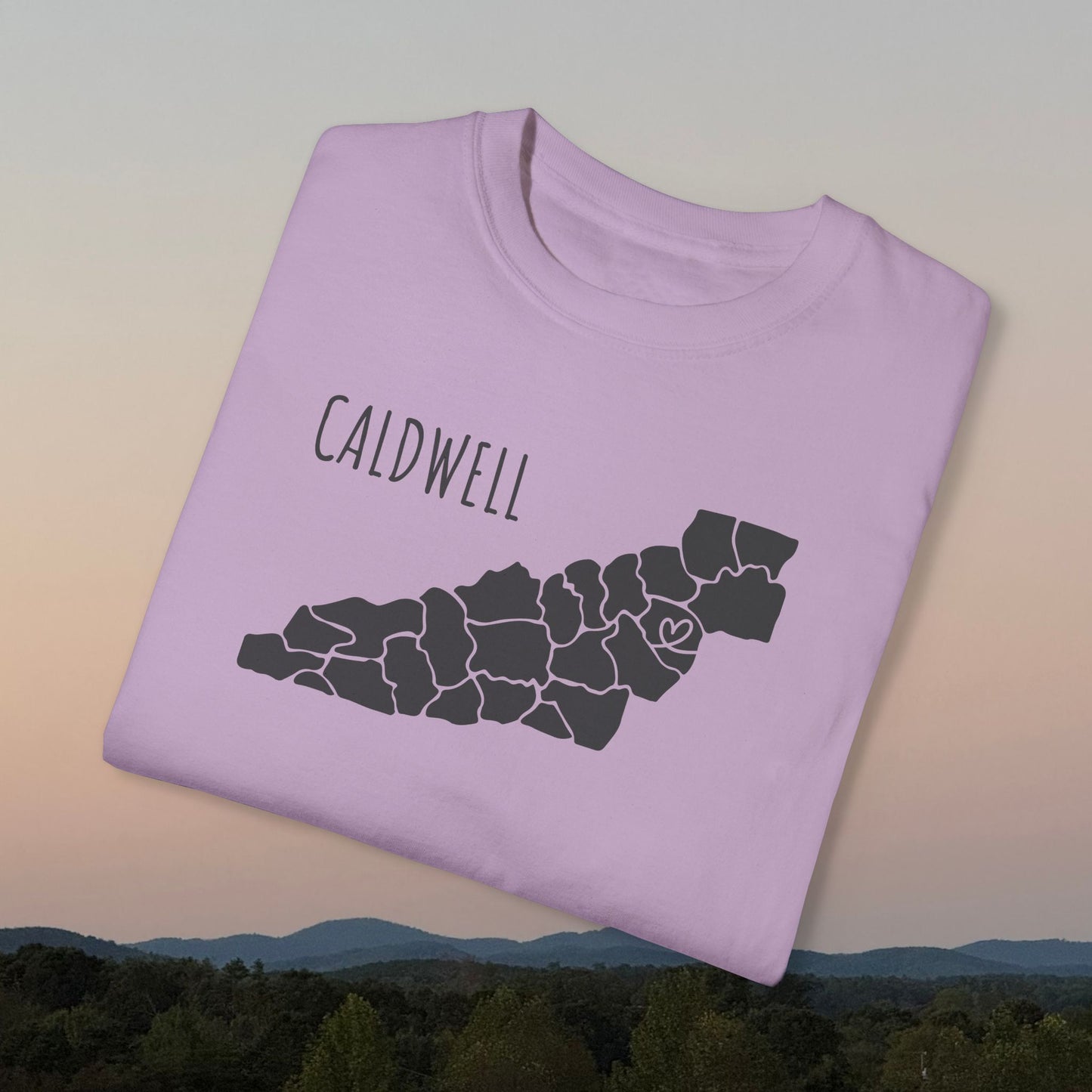 Caldwell County Heart | County Heart Collection | Comfort Colors