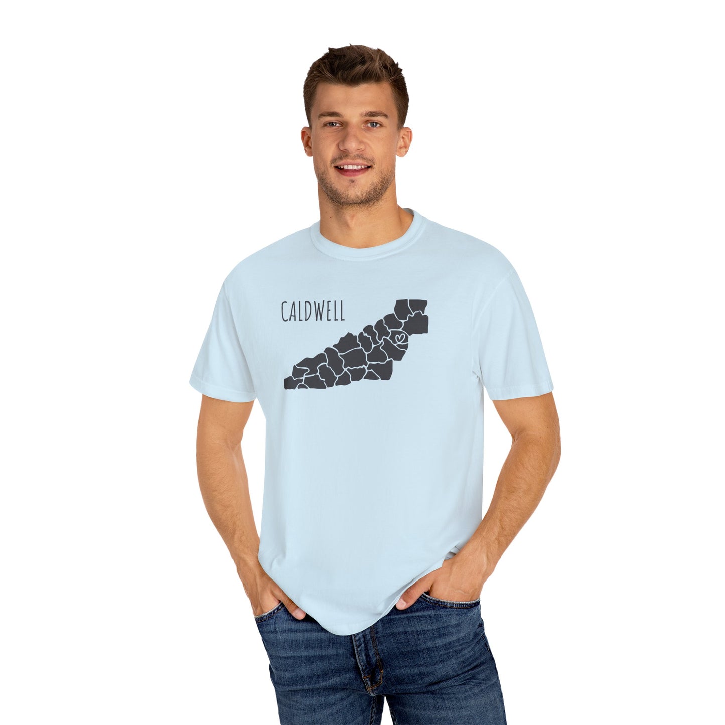 Caldwell County Heart | County Heart Collection | Comfort Colors