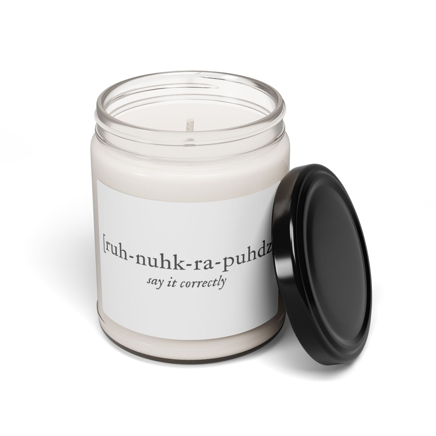Roanoke Rapids Say it Correctly | Scented Soy Candle, 9oz
