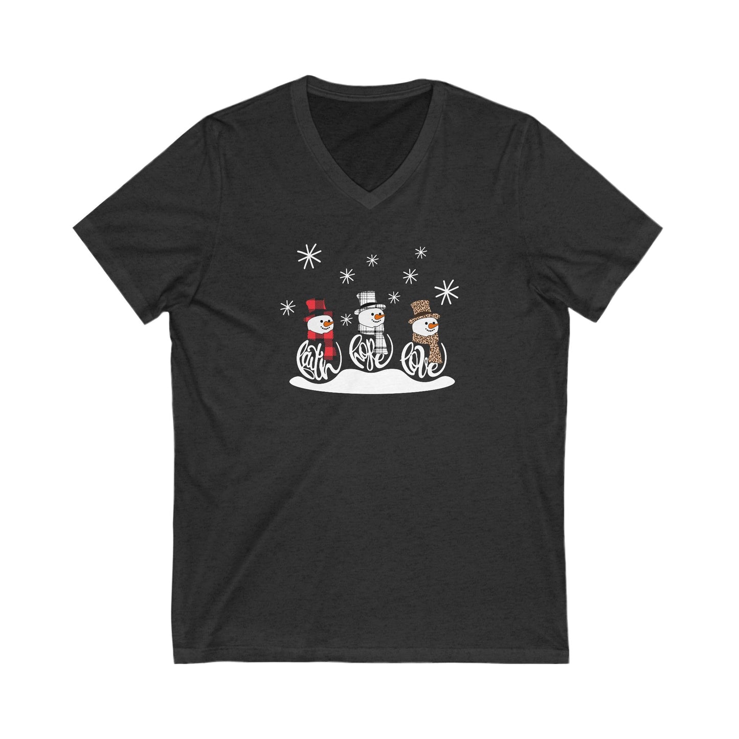 Faith Love Hope Women's Bella Canvas V-Neck