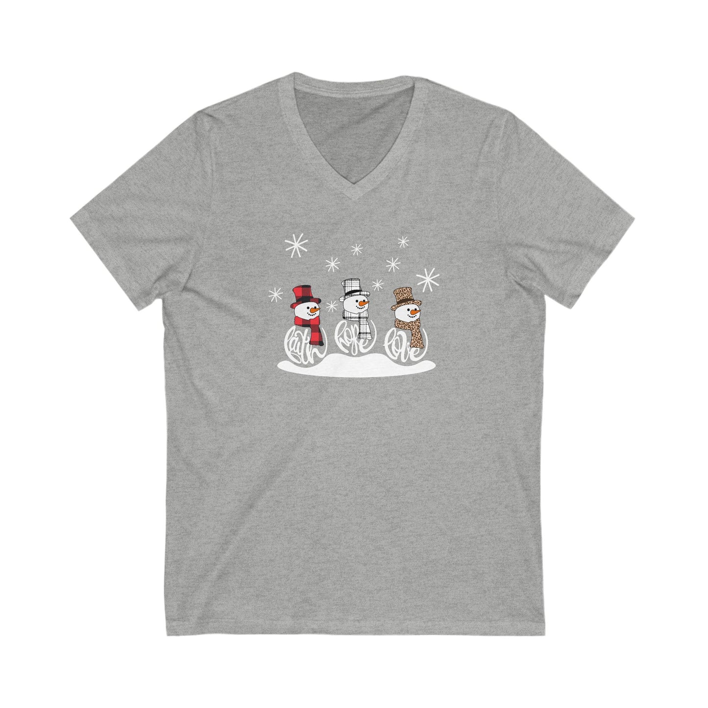 Faith Love Hope Women's Bella Canvas V-Neck