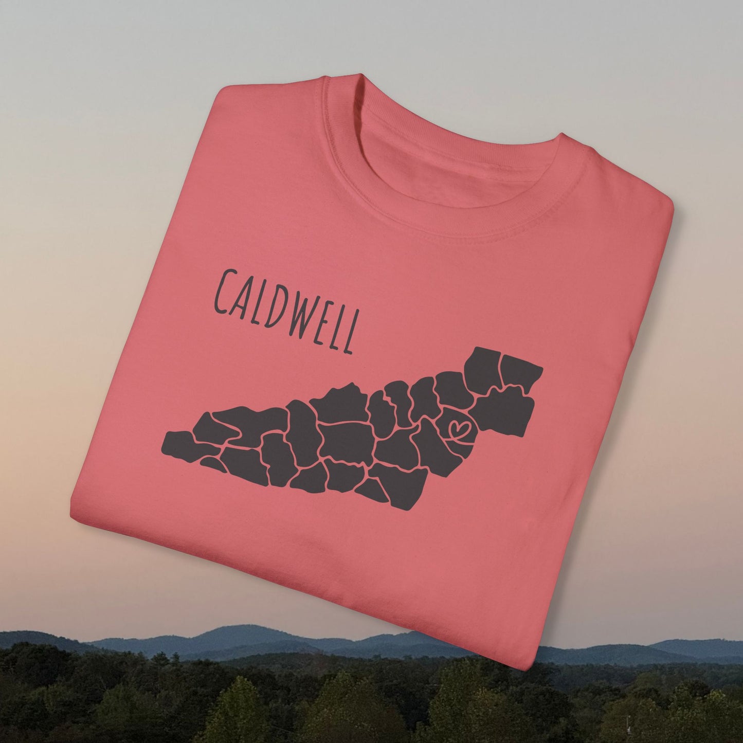 Caldwell County Heart | County Heart Collection | Comfort Colors