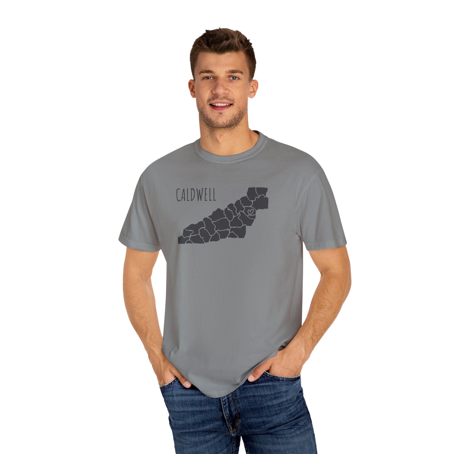 Caldwell County Heart | County Heart Collection | Comfort Colors