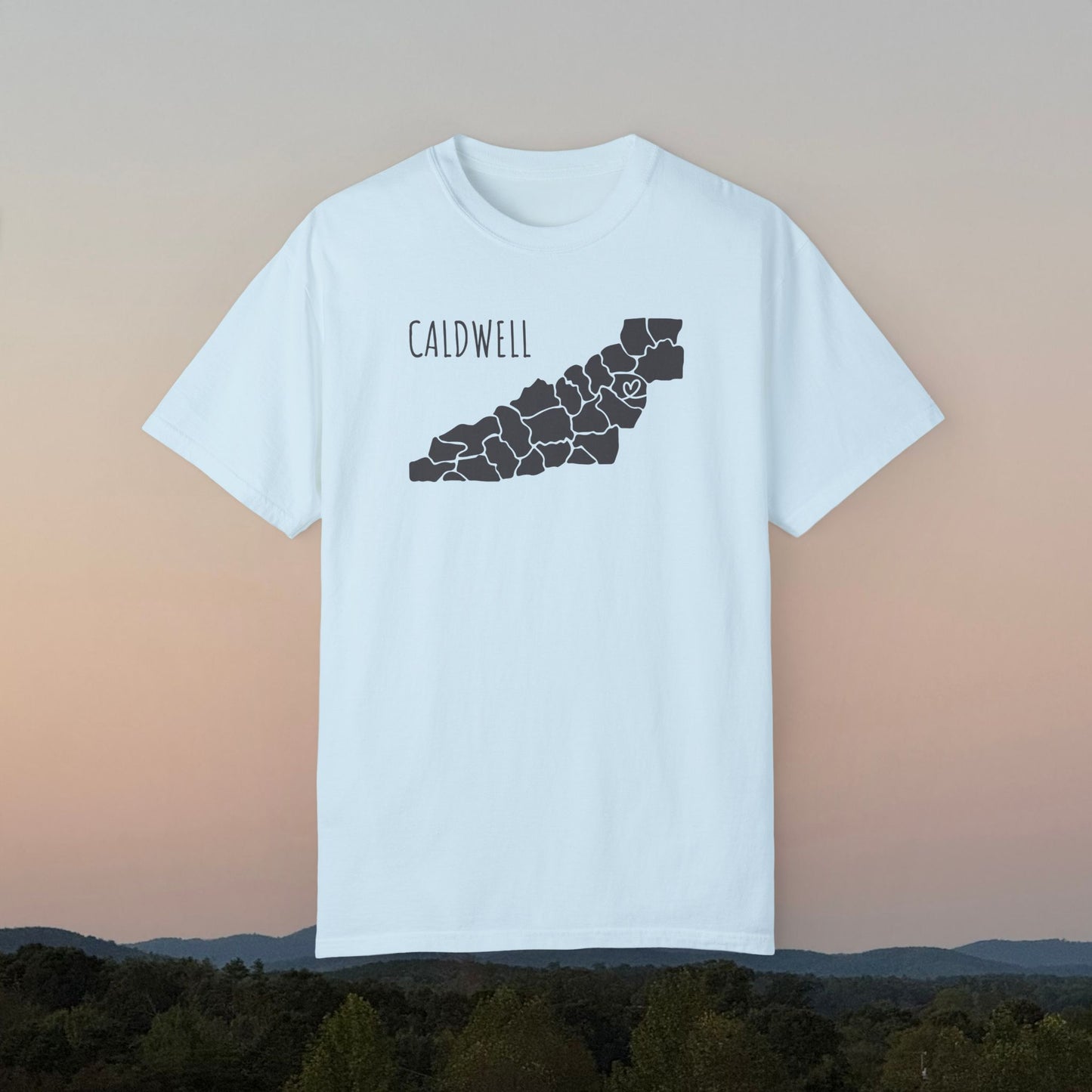 Caldwell County Heart | County Heart Collection | Comfort Colors