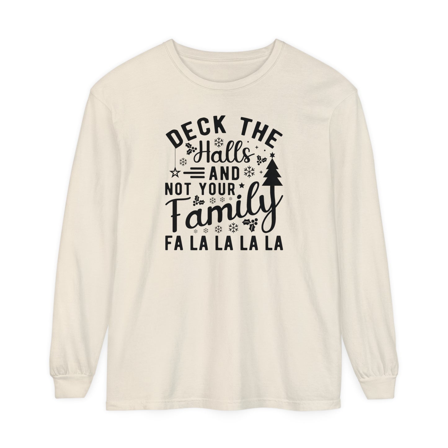 Deck the Halls Long Sleeve Comfort Colors