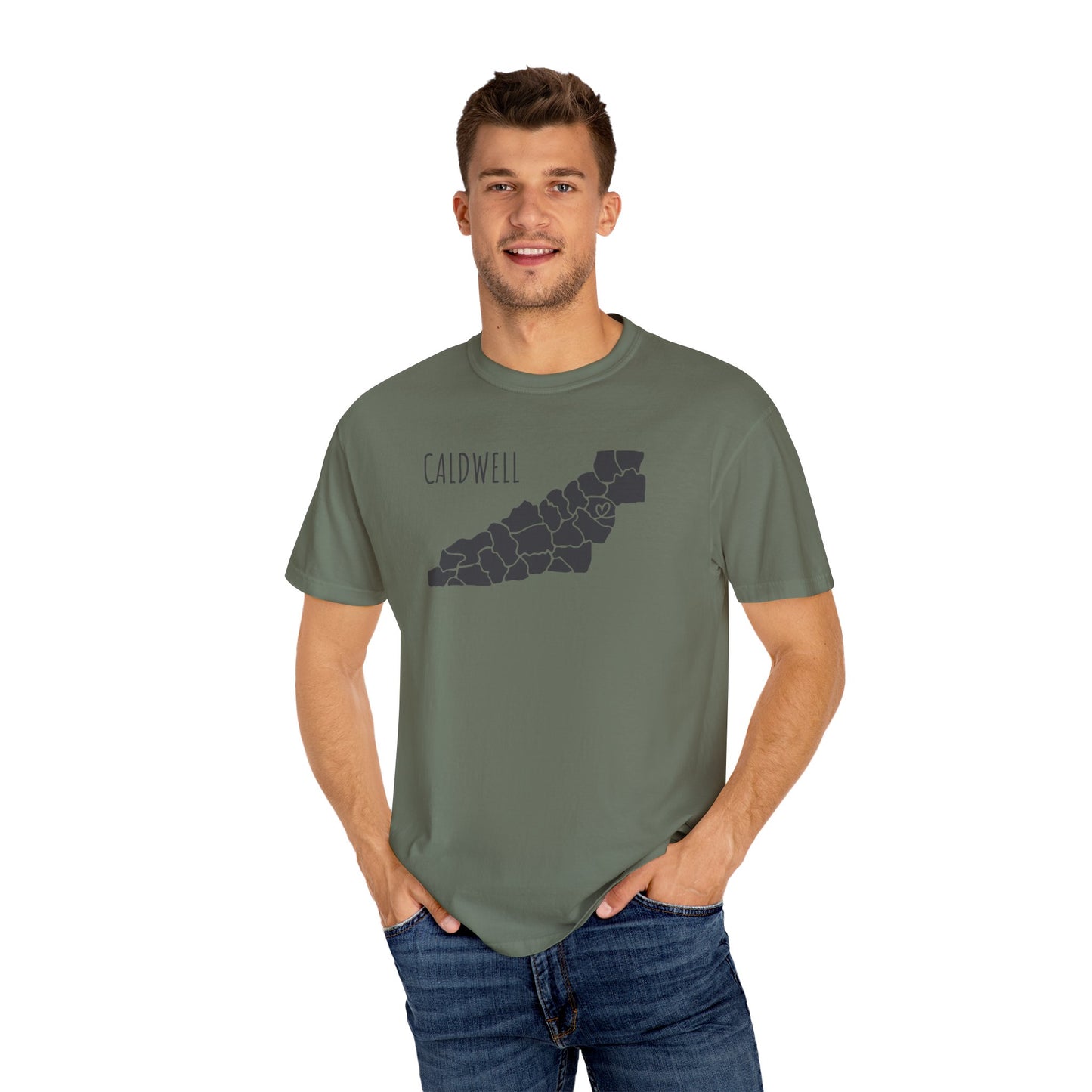 Caldwell County Heart | County Heart Collection | Comfort Colors