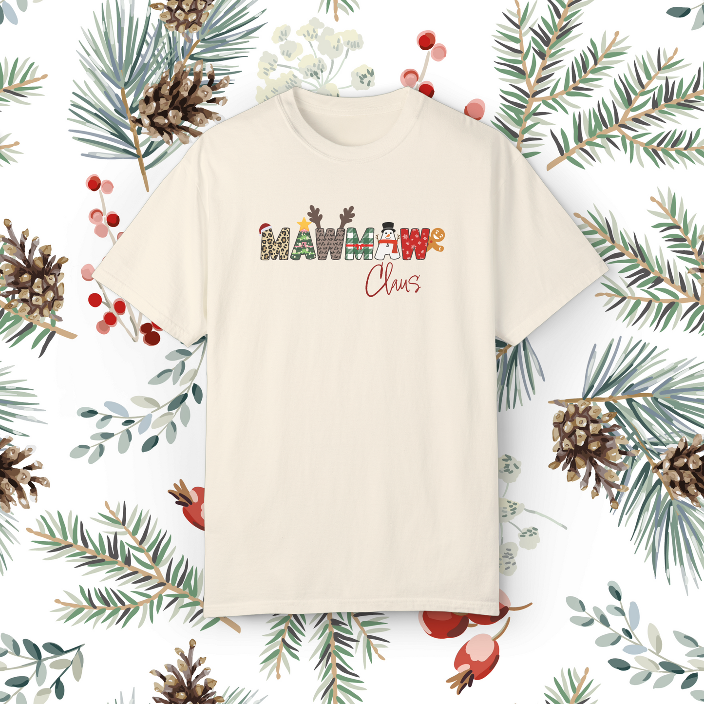 Mawmaw Claus T Shirt | Comfort Colors