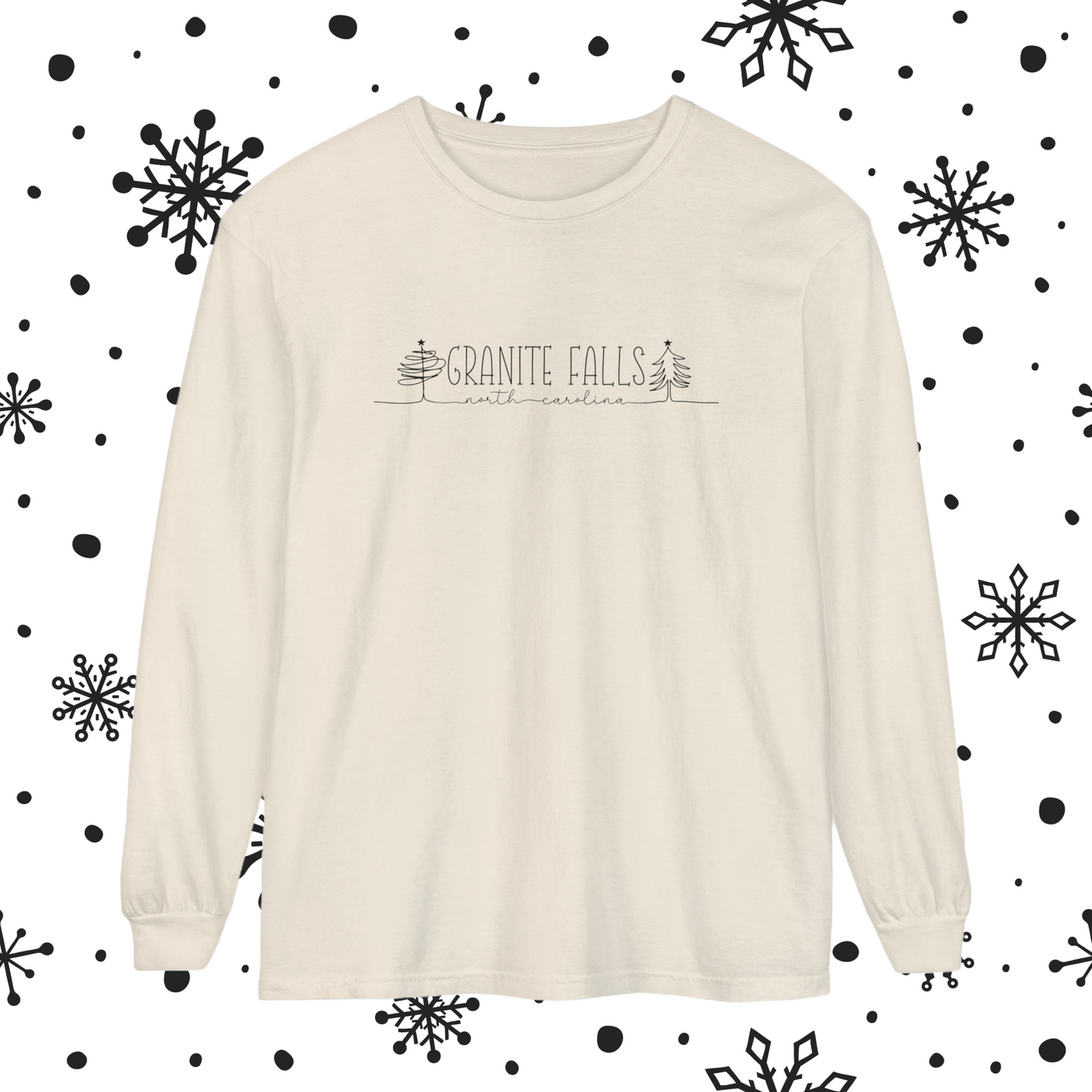 Granite Falls NC Long Sleeve T-Shirt | Comfort Colors