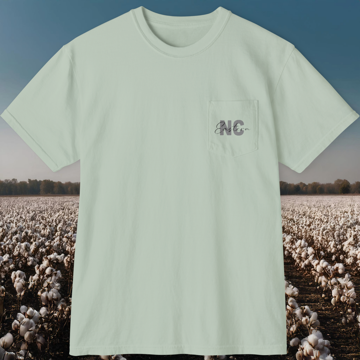 God's Canvas Eastern NC Shirt | Comfort Colors Unisex Garment-Dyed Pocket T-Shirt
