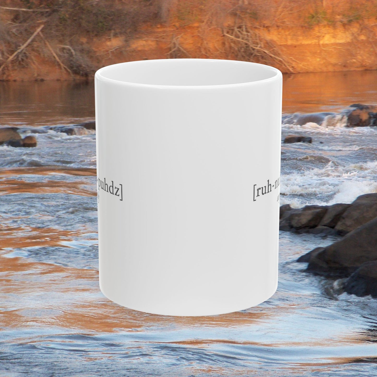 Roanoke Rapids Say It Correctly | Ceramic Mug, 11 oz & 15 oz