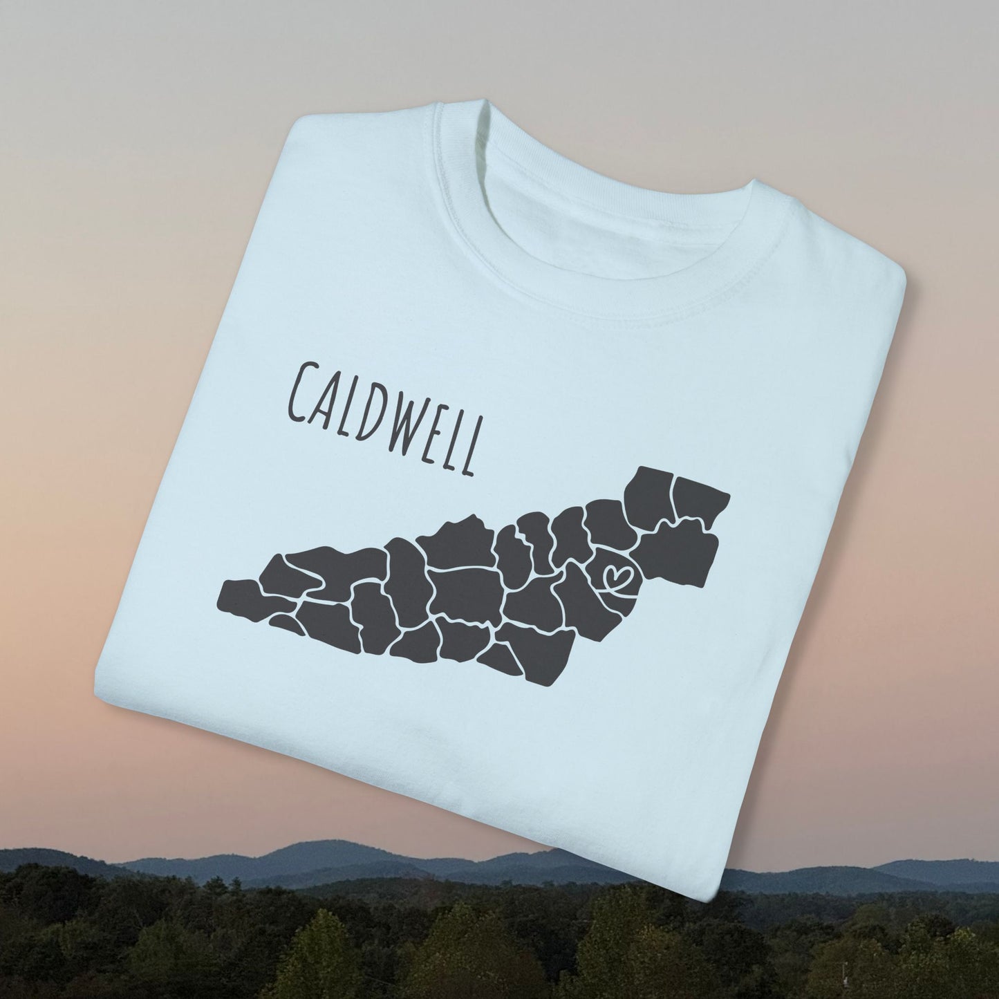 Caldwell County Heart | County Heart Collection | Comfort Colors