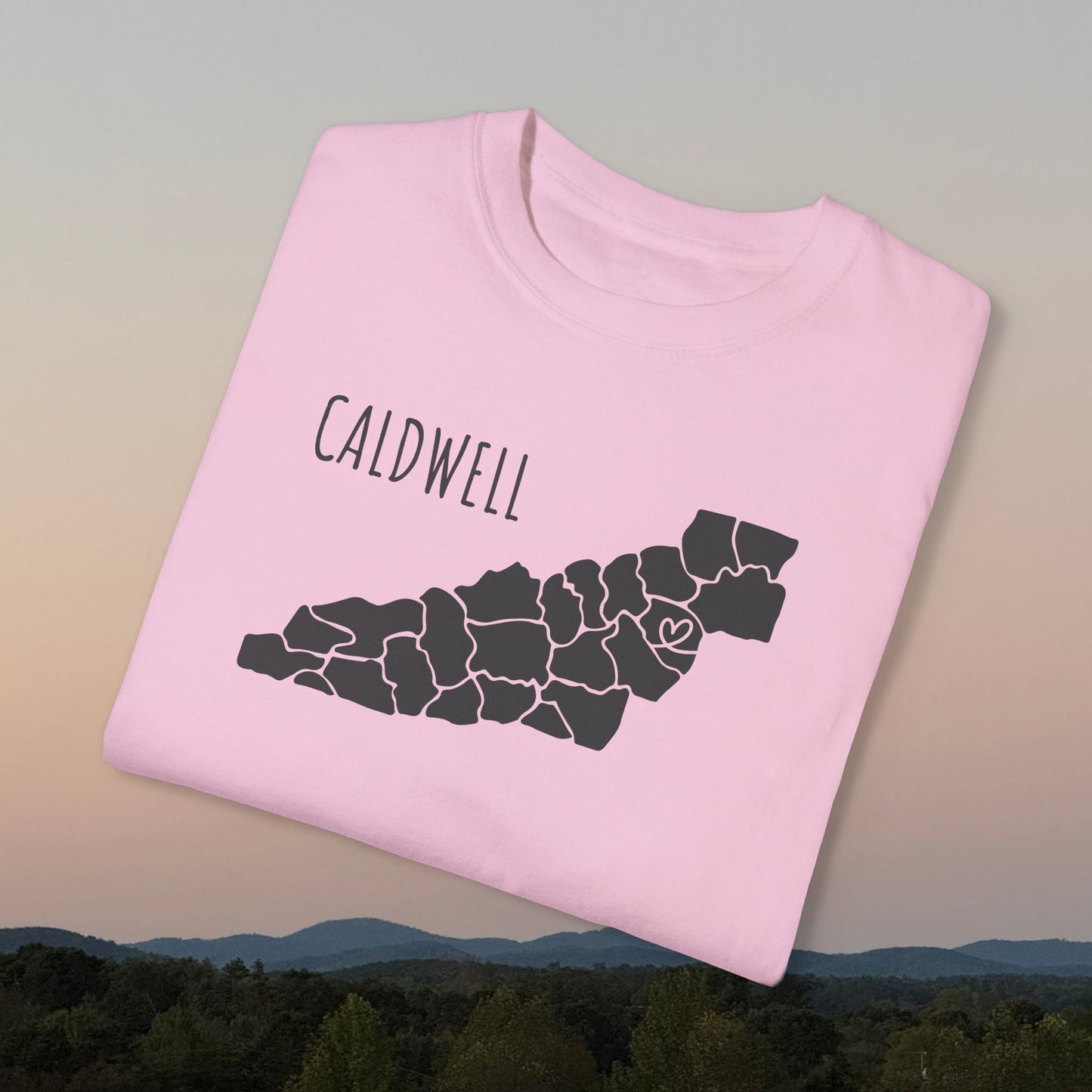 Caldwell County Heart | County Heart Collection | Comfort Colors