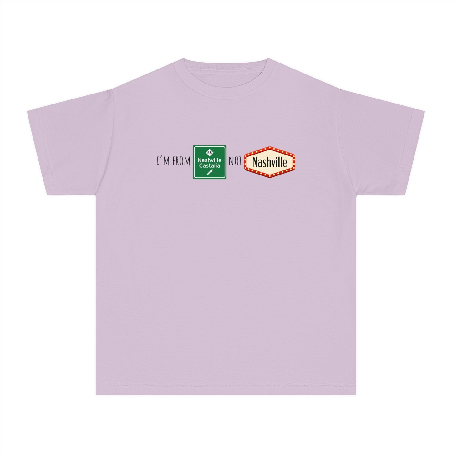 Nashville not Nashville | Comfort Colors Youth Midweight Tee