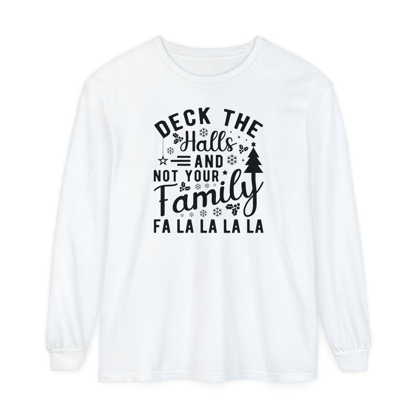 Deck the Halls Long Sleeve Comfort Colors