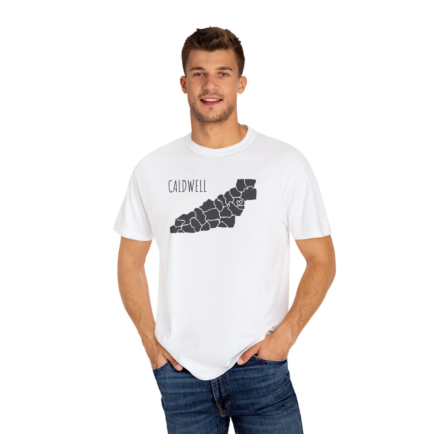 Caldwell County Heart | County Heart Collection | Comfort Colors