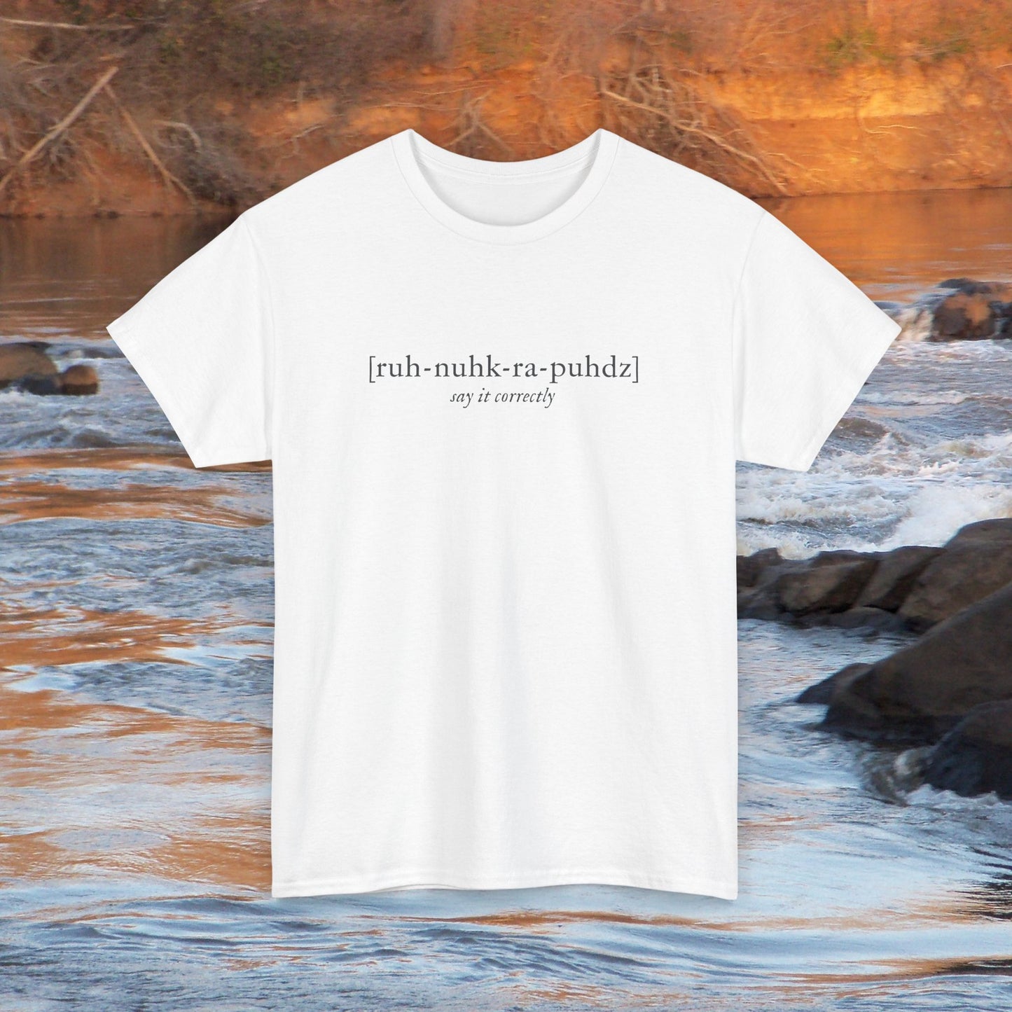 Roanoke Rapids Say it Correctly | Gildan Unisex Heavy Cotton Tee