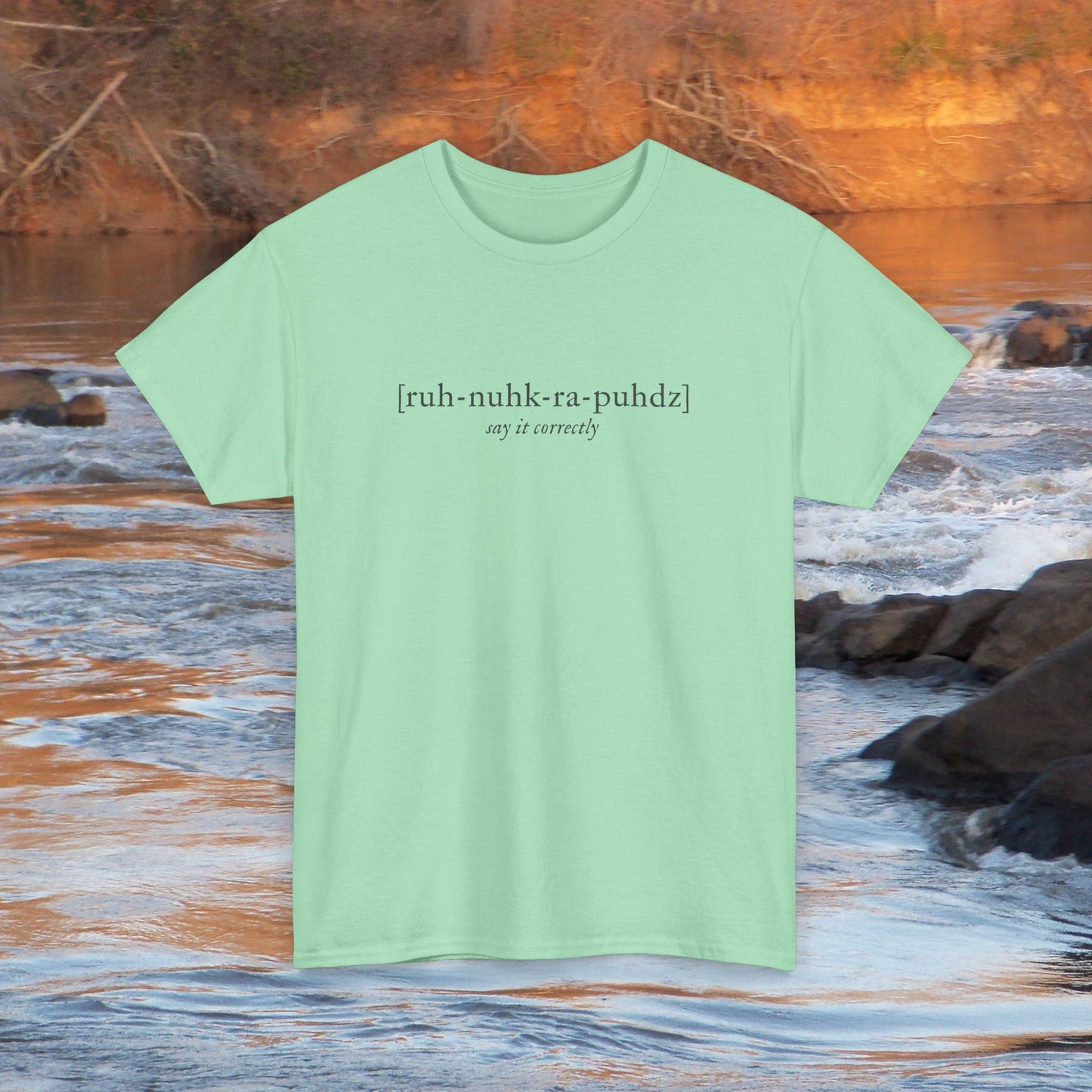Roanoke Rapids Say it Correctly | Gildan Unisex Heavy Cotton Tee
