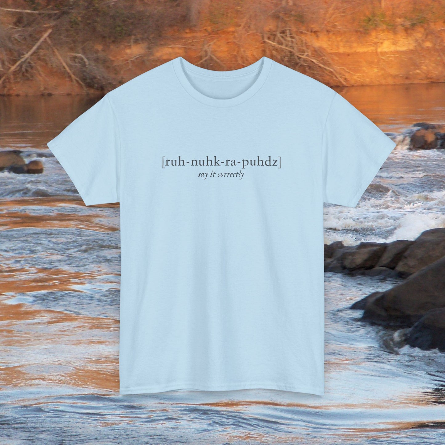 Roanoke Rapids Say it Correctly | Gildan Unisex Heavy Cotton Tee