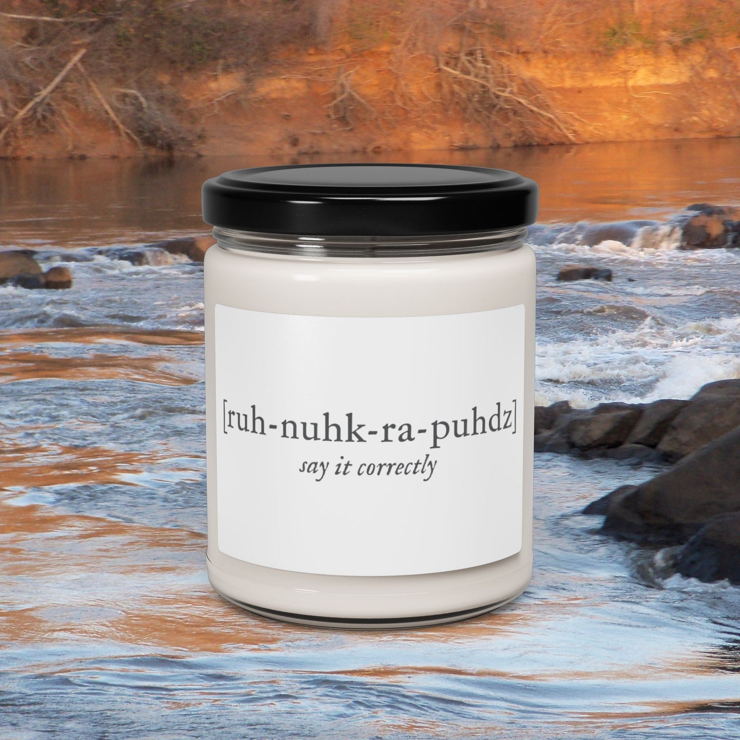 Roanoke Rapids Say it Correctly | Scented Soy Candle, 9oz