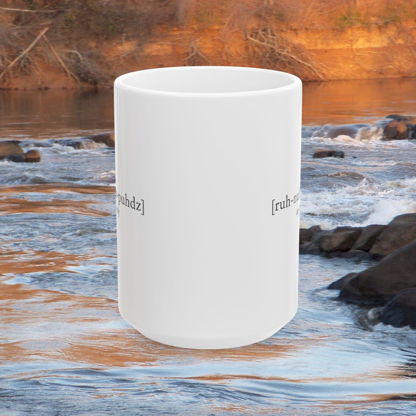 Roanoke Rapids Say It Correctly | Ceramic Mug, 11 oz & 15 oz