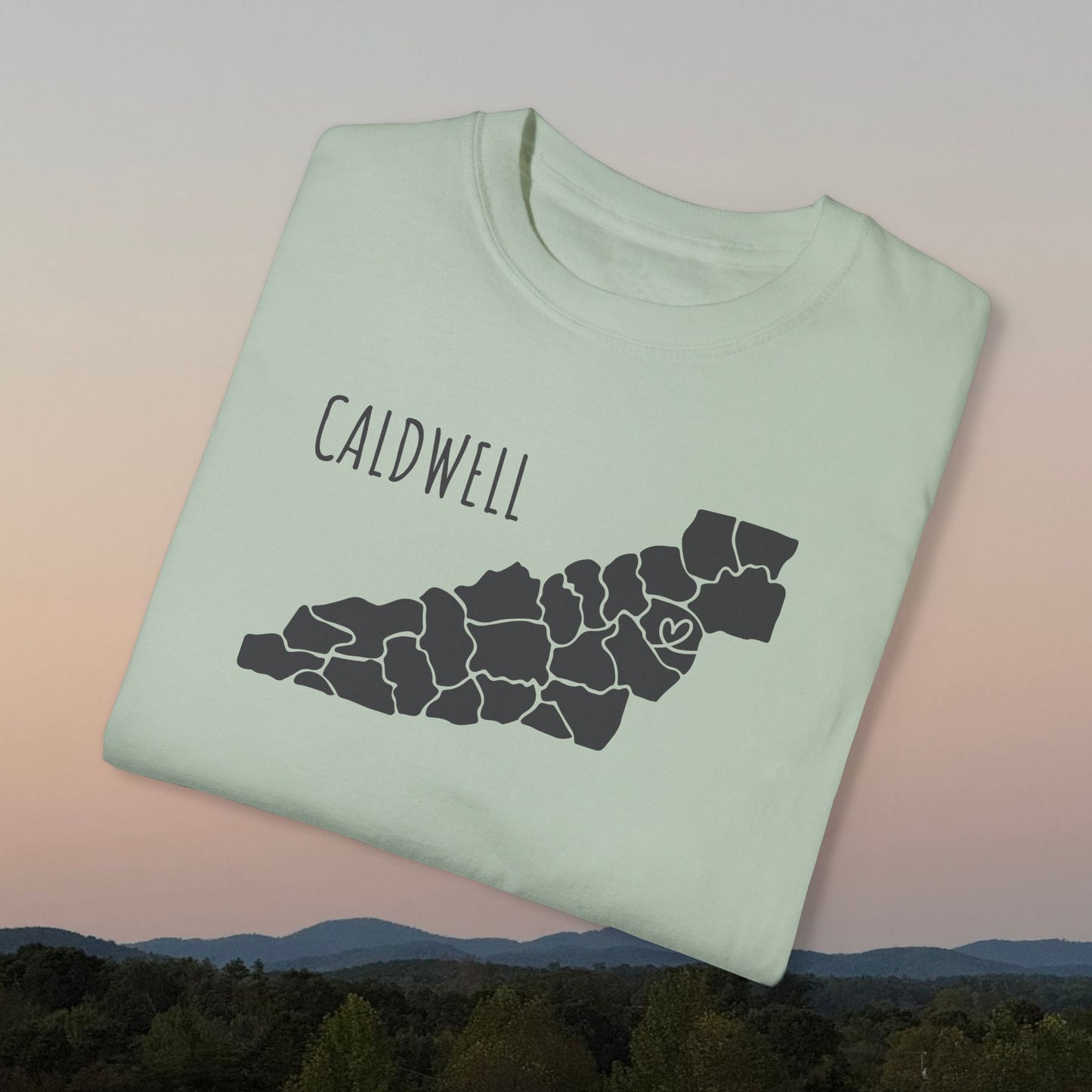 Caldwell County Heart | County Heart Collection | Comfort Colors