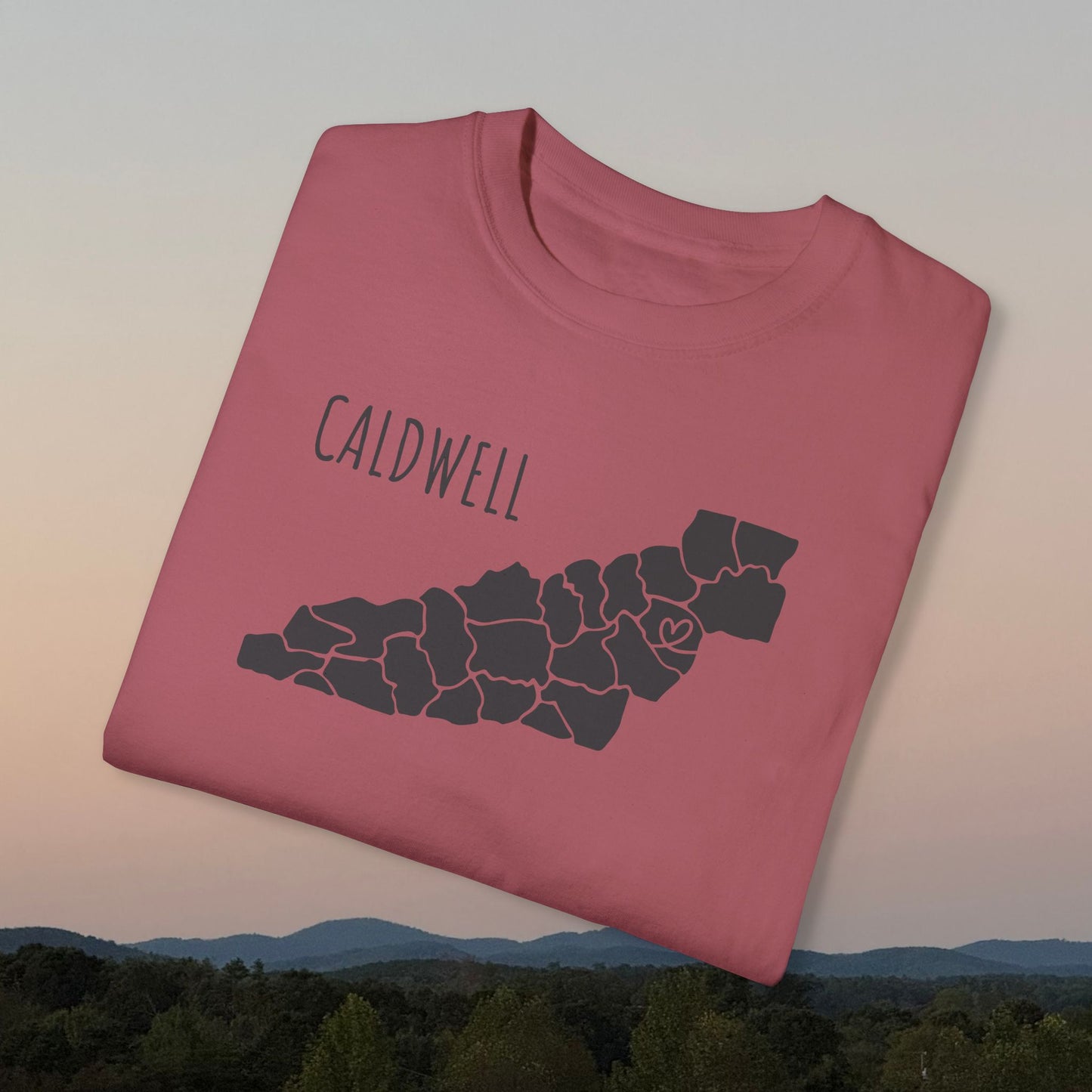 Caldwell County Heart | County Heart Collection | Comfort Colors