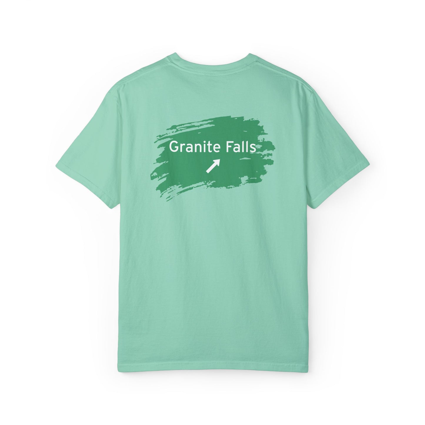 Granite Falls NC Road Sign Home | Comfort Colors Unisex Garment-Dyed T-shirt