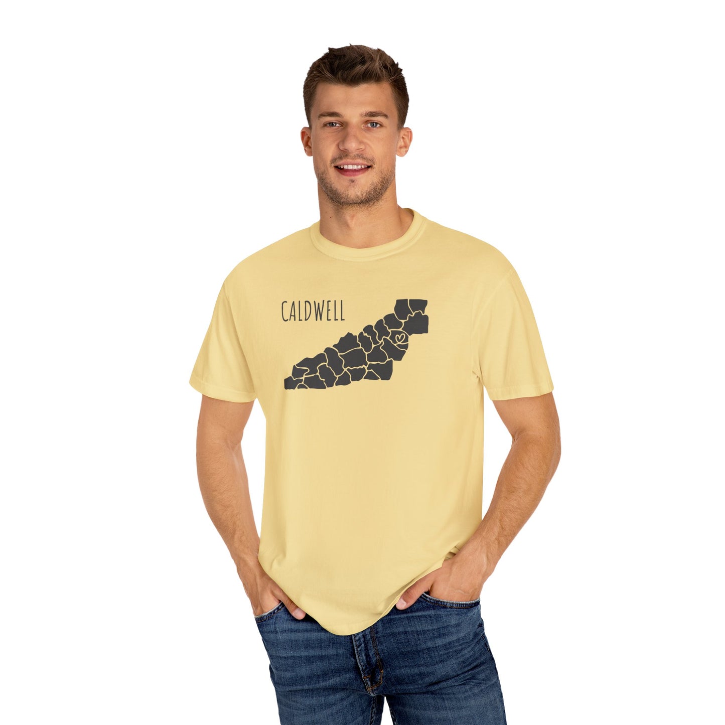 Caldwell County Heart | County Heart Collection | Comfort Colors
