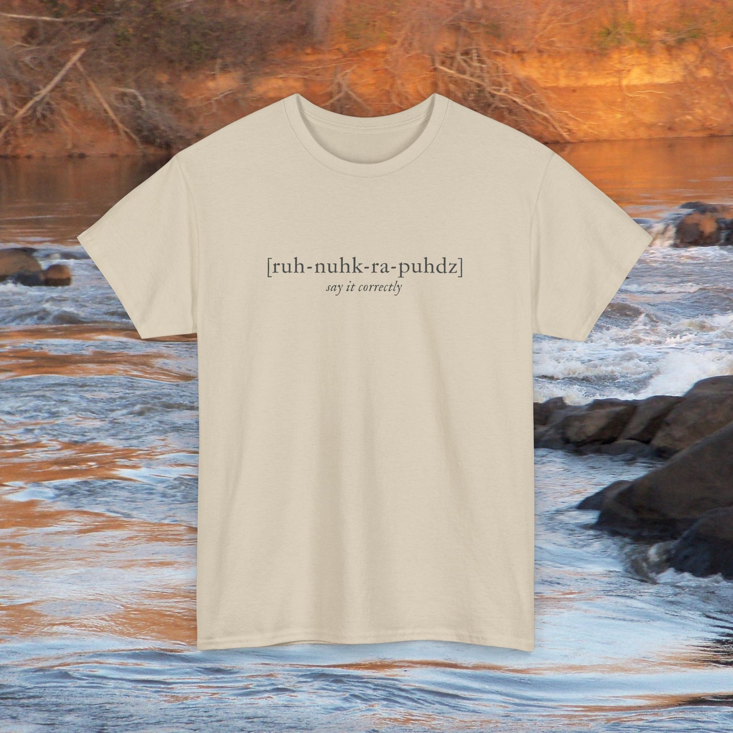 Roanoke Rapids Say it Correctly | Gildan Unisex Heavy Cotton Tee