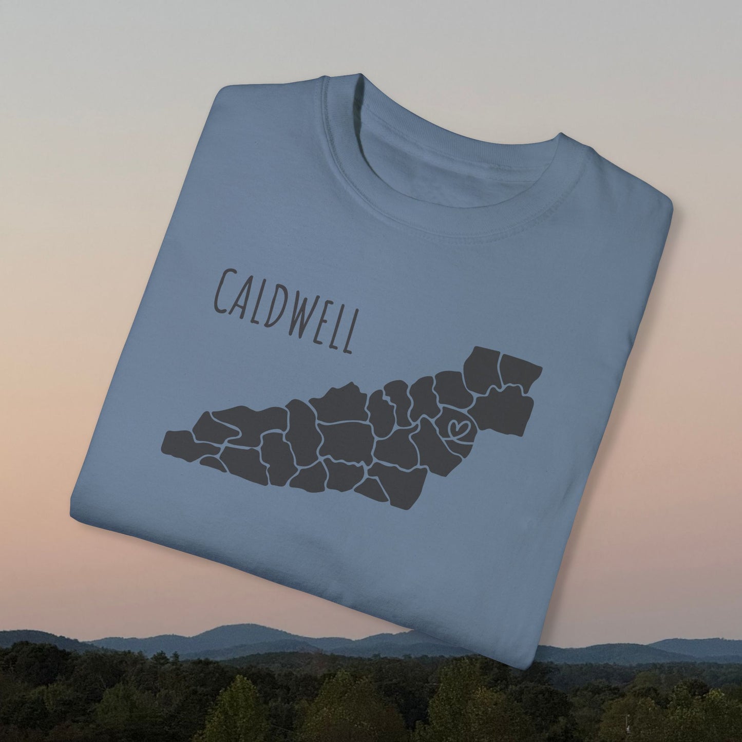 Caldwell County Heart | County Heart Collection | Comfort Colors