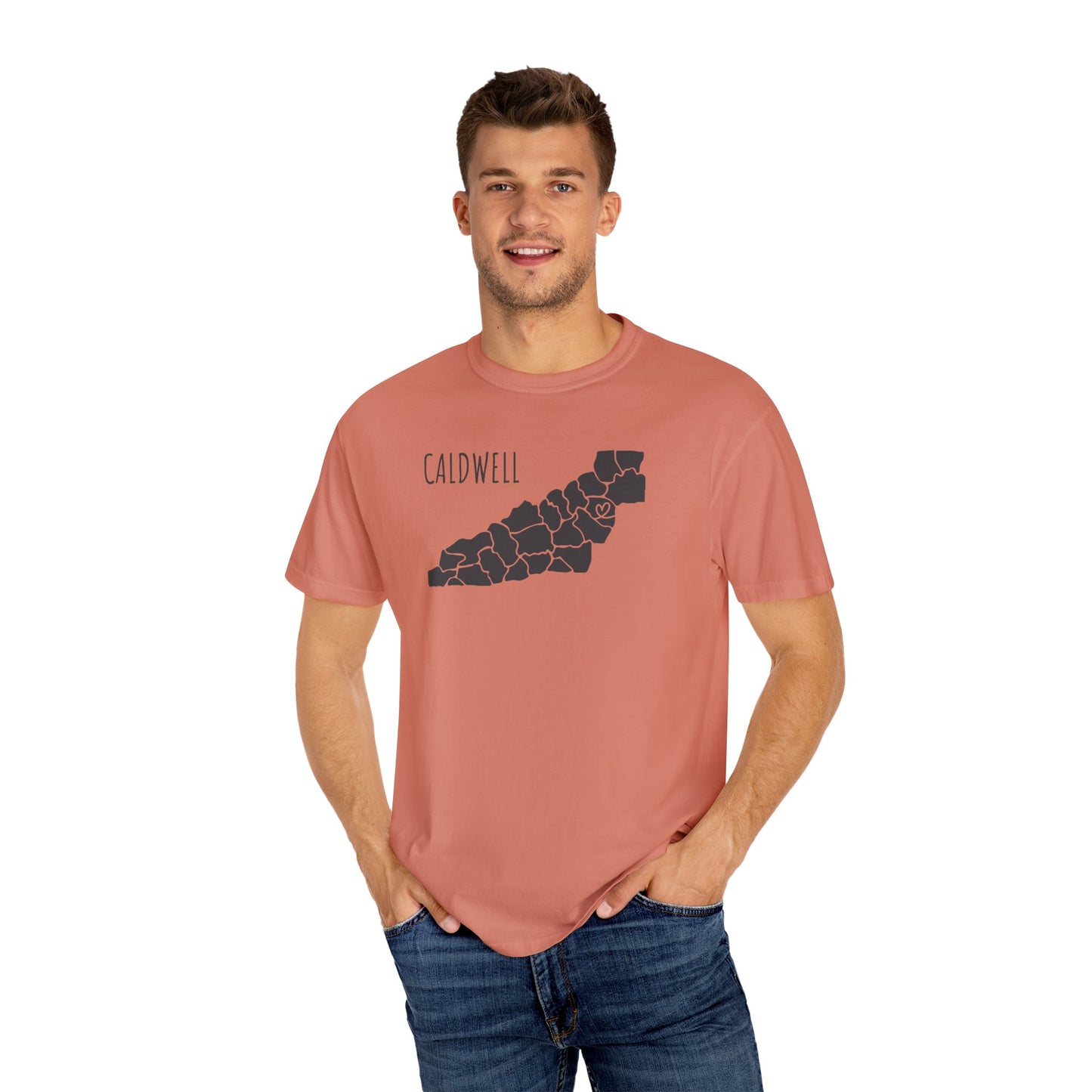 Caldwell County Heart | County Heart Collection | Comfort Colors