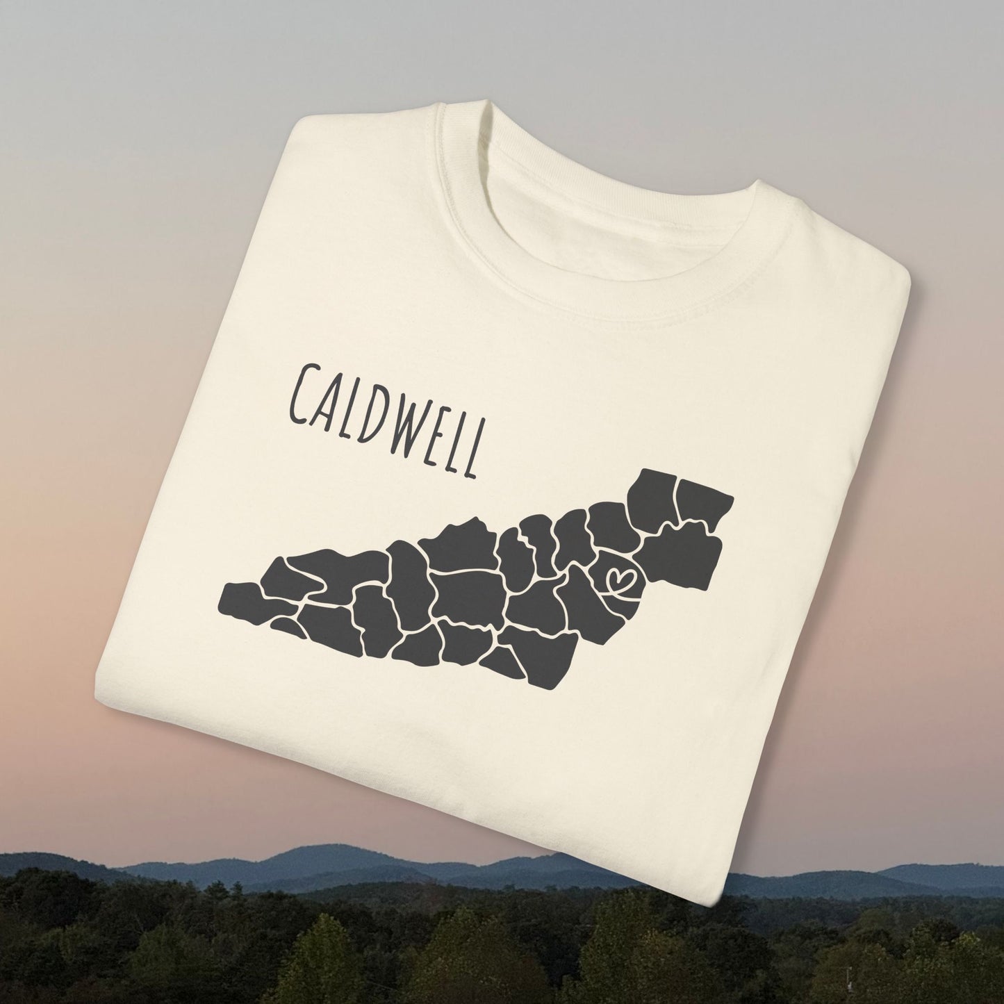 Caldwell County Heart | County Heart Collection | Comfort Colors