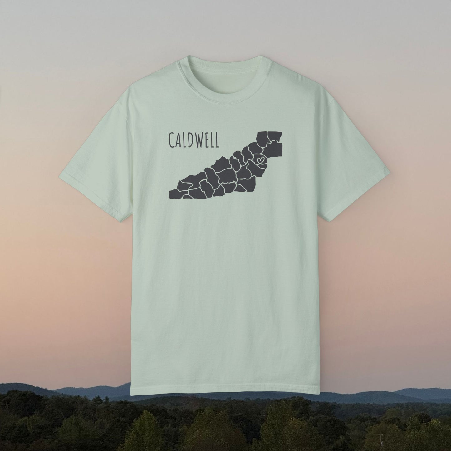 Caldwell County Heart | County Heart Collection | Comfort Colors