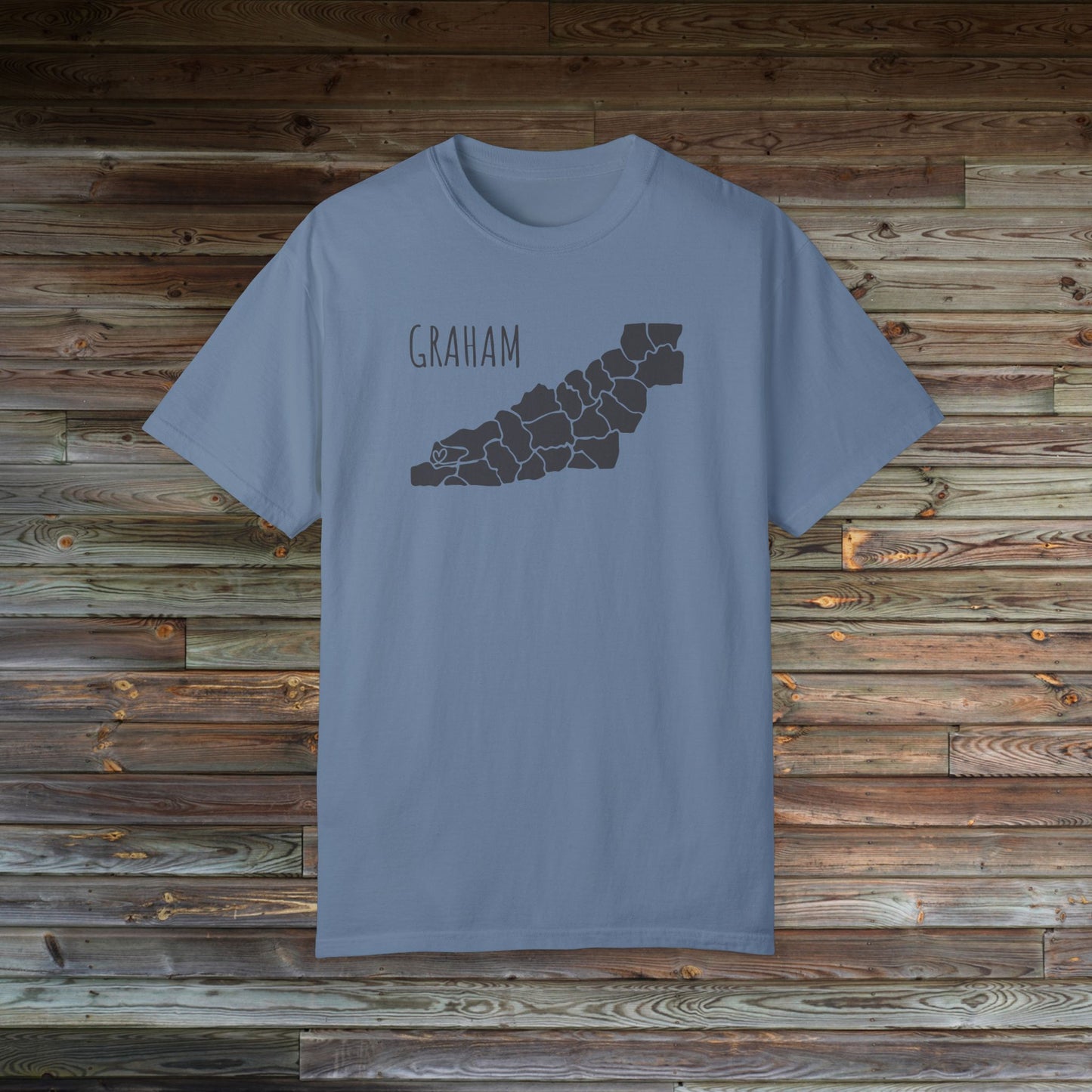 Graham County Heart | County Heart Collection | North Carolina Shirt | NC Mountains | Mountain Shirt | Western NC Shirt | Comfort Colors